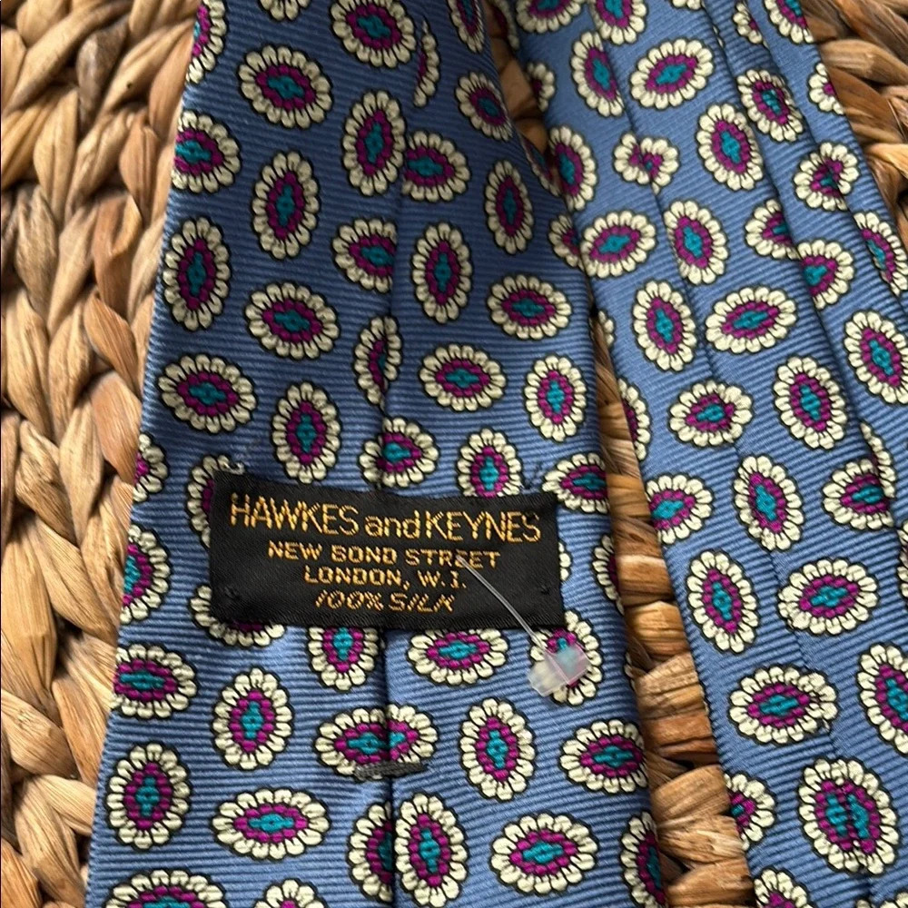 100% silk tie Hawkes and Reynes - Picture 2 of 6